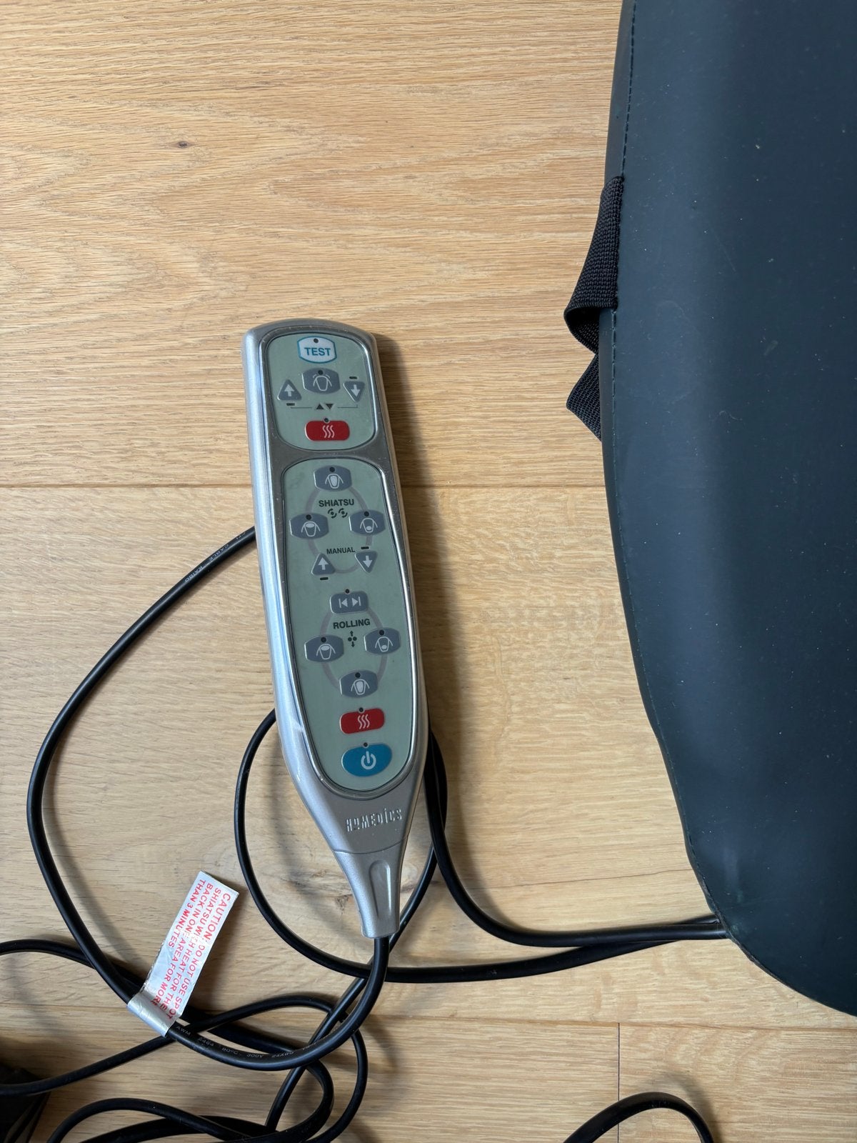 Homedics Massagestoel met warmtefunctie, Ophalen, Zo goed als nieuw, Massagestoel of Kussen