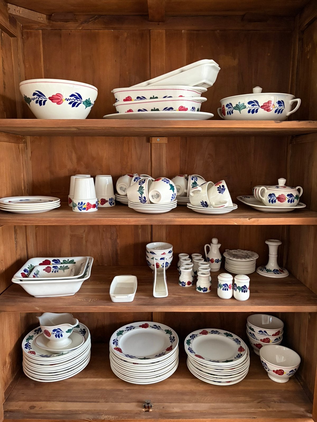 Boerenbond servies, Ophalen