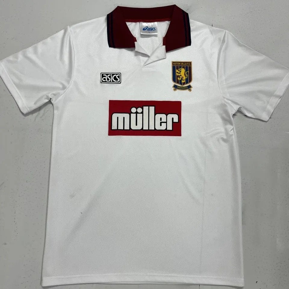 Aston Villa uit shirt retro 1994/95 | Nieuw + Bedrukking, Sport en Fitness, Verzenden, Nieuw, Shirt