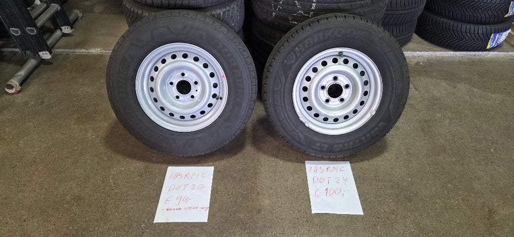 Caravan reservewiel 185R14C 102 R  DOT 20, Ophalen, Zo goed als nieuw