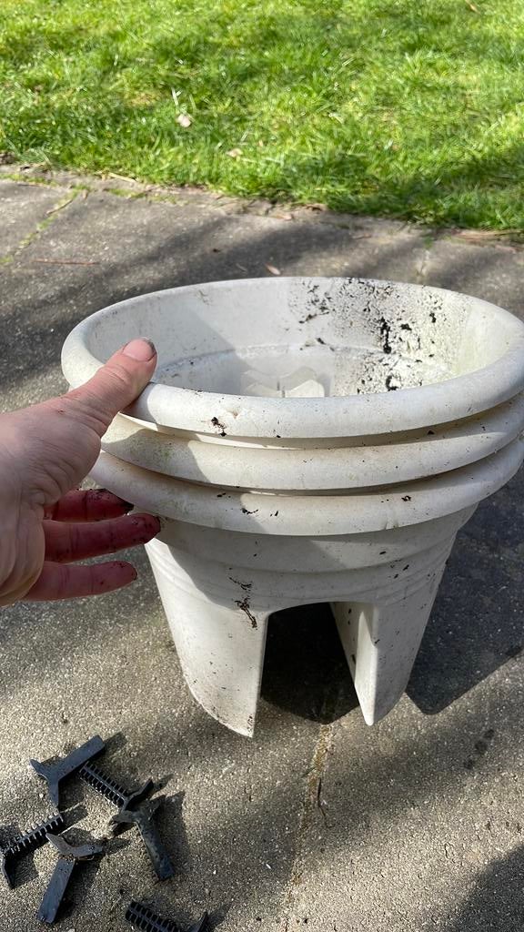 Elho balkon hek plantenpot, Tuin en Terras, Ophalen, Kunststof, Minder dan 30 cm, Balkon