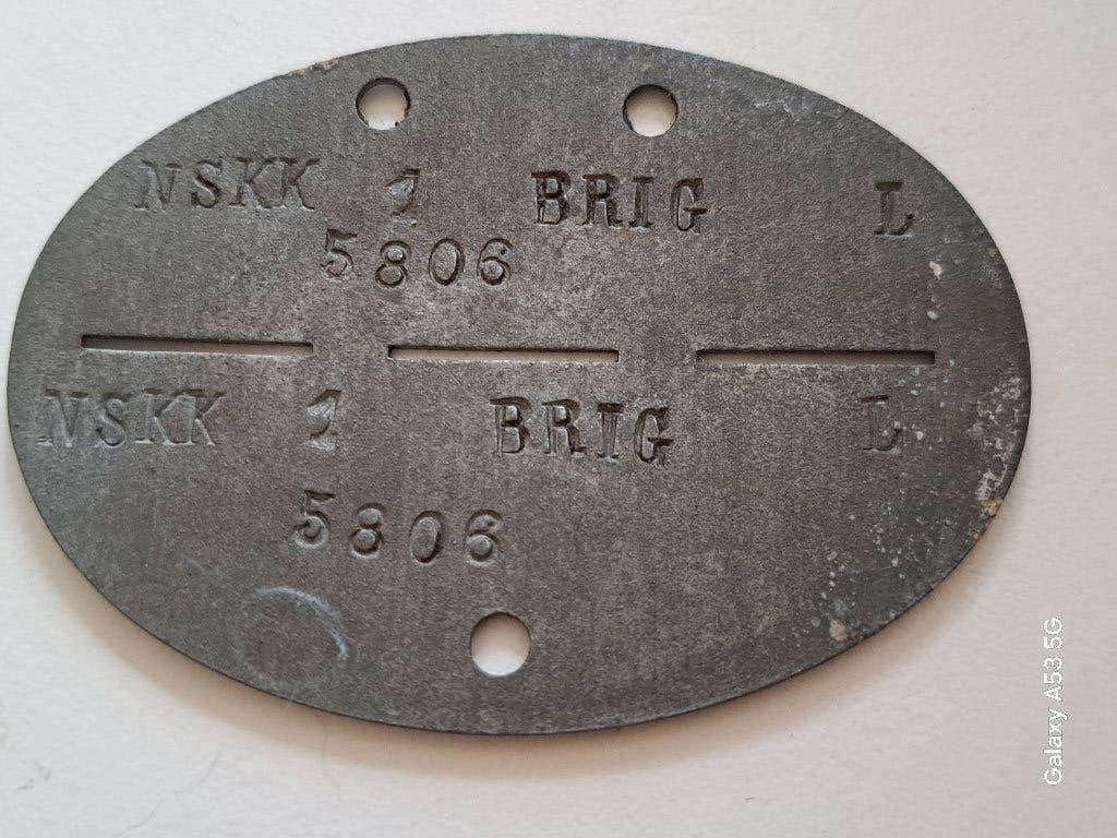 dogtag  ekm  nskk, Ophalen of Verzenden, Luchtmacht, Duitsland, Embleem of Badge