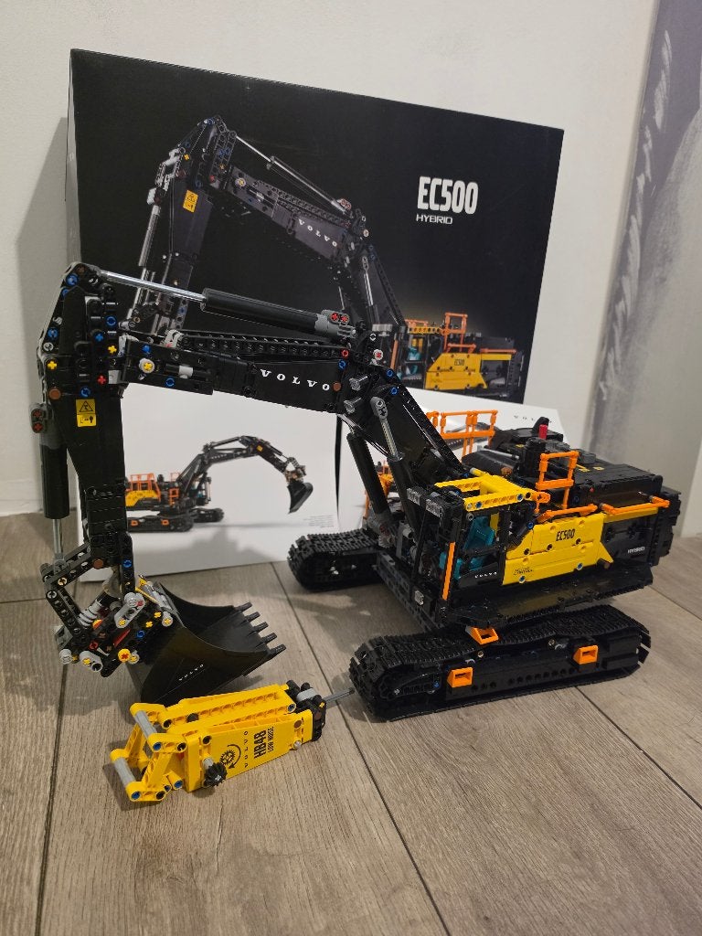 Lego technic volvo EC500, Ophalen, Lego, Zo goed als nieuw, Technic