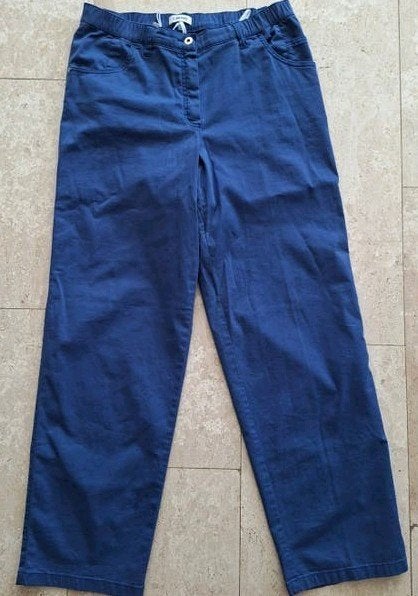KJ Brand nieuwe kobaltblauwe broek maat 42, Kleding | Dames, Blauw, Maat 42/44 (L), Nieuw, Ophalen of Verzenden