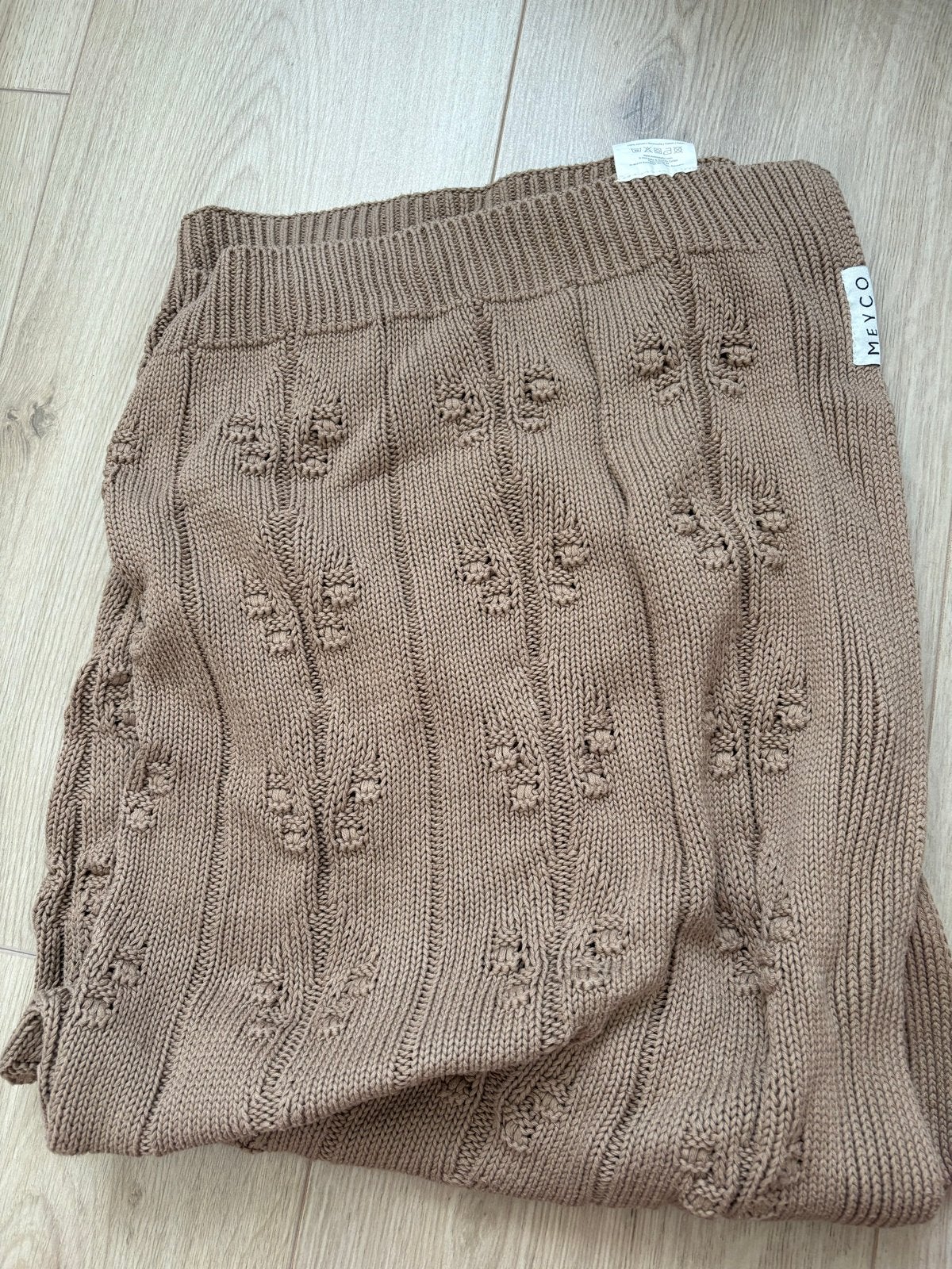 Meyco Wiegdeken - Zacht en Comfortabel voor Baby's, Meyco, Nieuw, Ophalen of Verzenden, Bruin