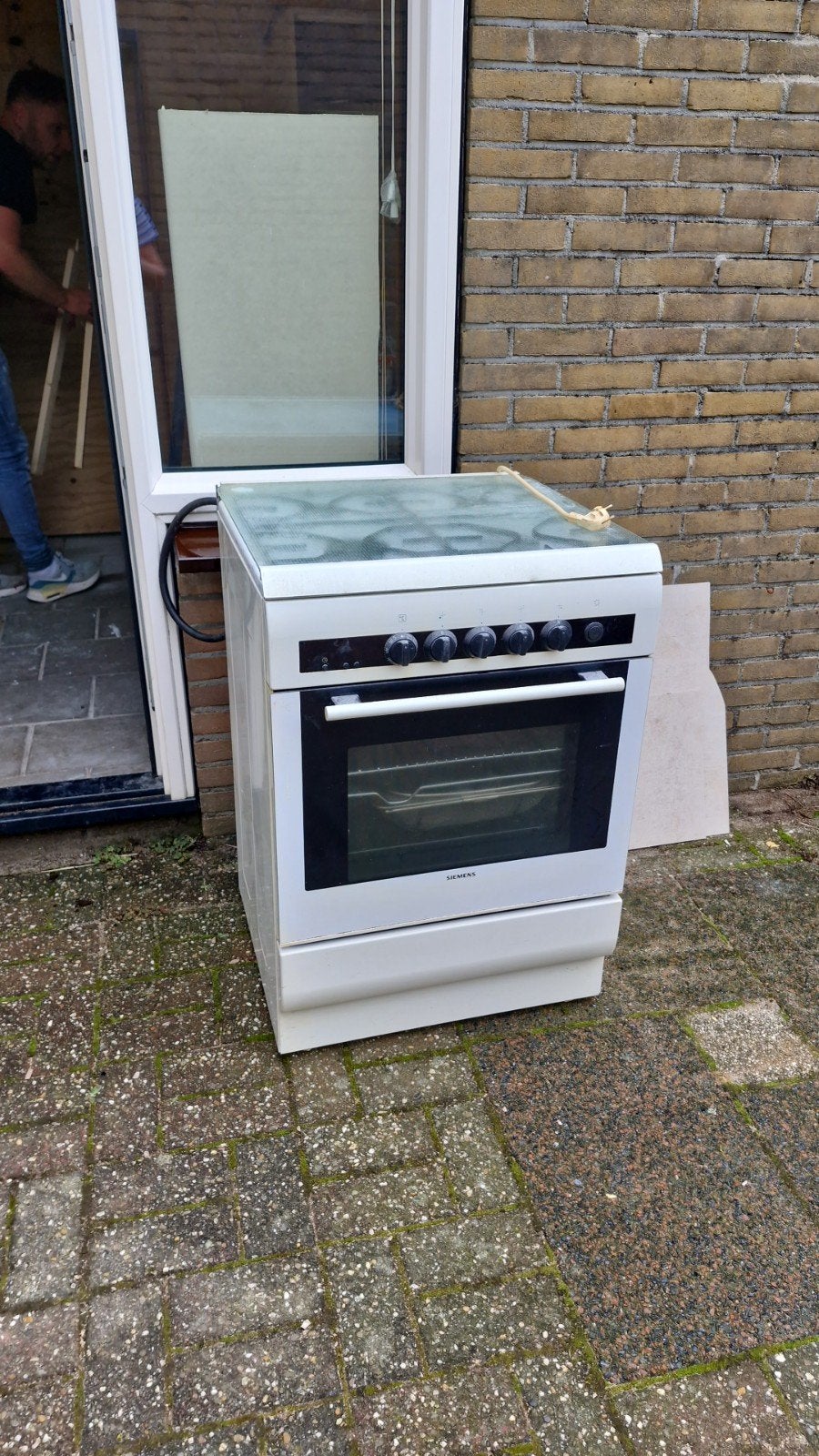 teab: Siemens Vrijstaand Fornuis, Ophalen, Gebruikt, 60 cm of meer, Keramisch