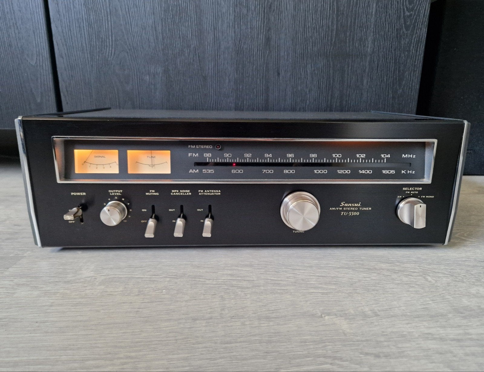 Sansui TU-5500 vintage AM/FM tuner, getest en werkt, Ophalen of Verzenden