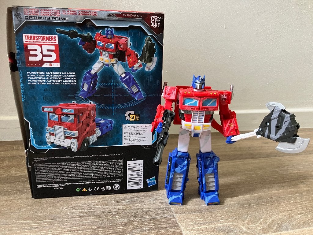 Transformers WFC-S65 Optimus Prime 35th Anniversary, Verzamelen, G1, Ophalen of Verzenden, Zo goed als nieuw, Autobots