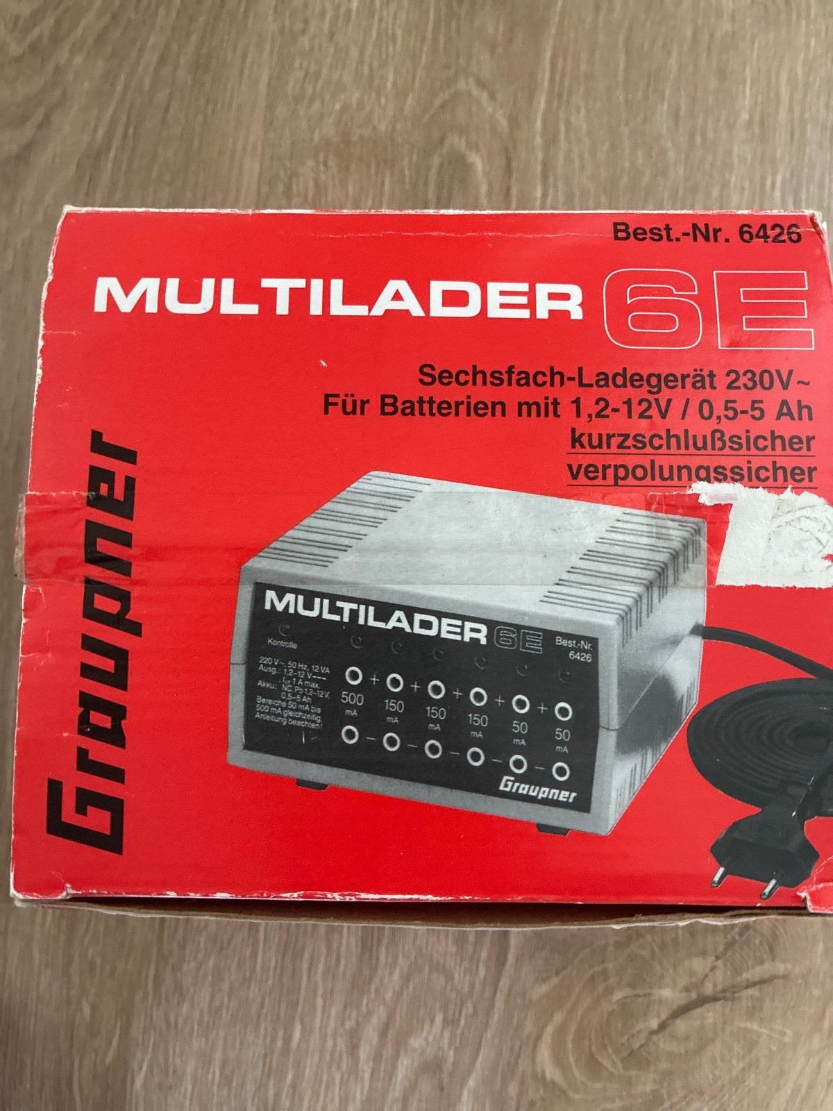 Graupner Multilader 6E - Batterijlader, Ophalen of Verzenden, Gebruikt