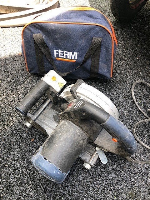 Ferm sleuvenfrees, Ophalen, Topcraft/FERM, Gebruikt, Muurfrees