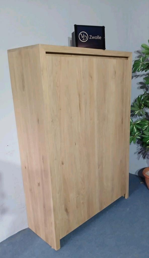 Massief eiken kast greeploos strak op maat leverbaar #WINKEL, Ophalen of Verzenden, Nieuw