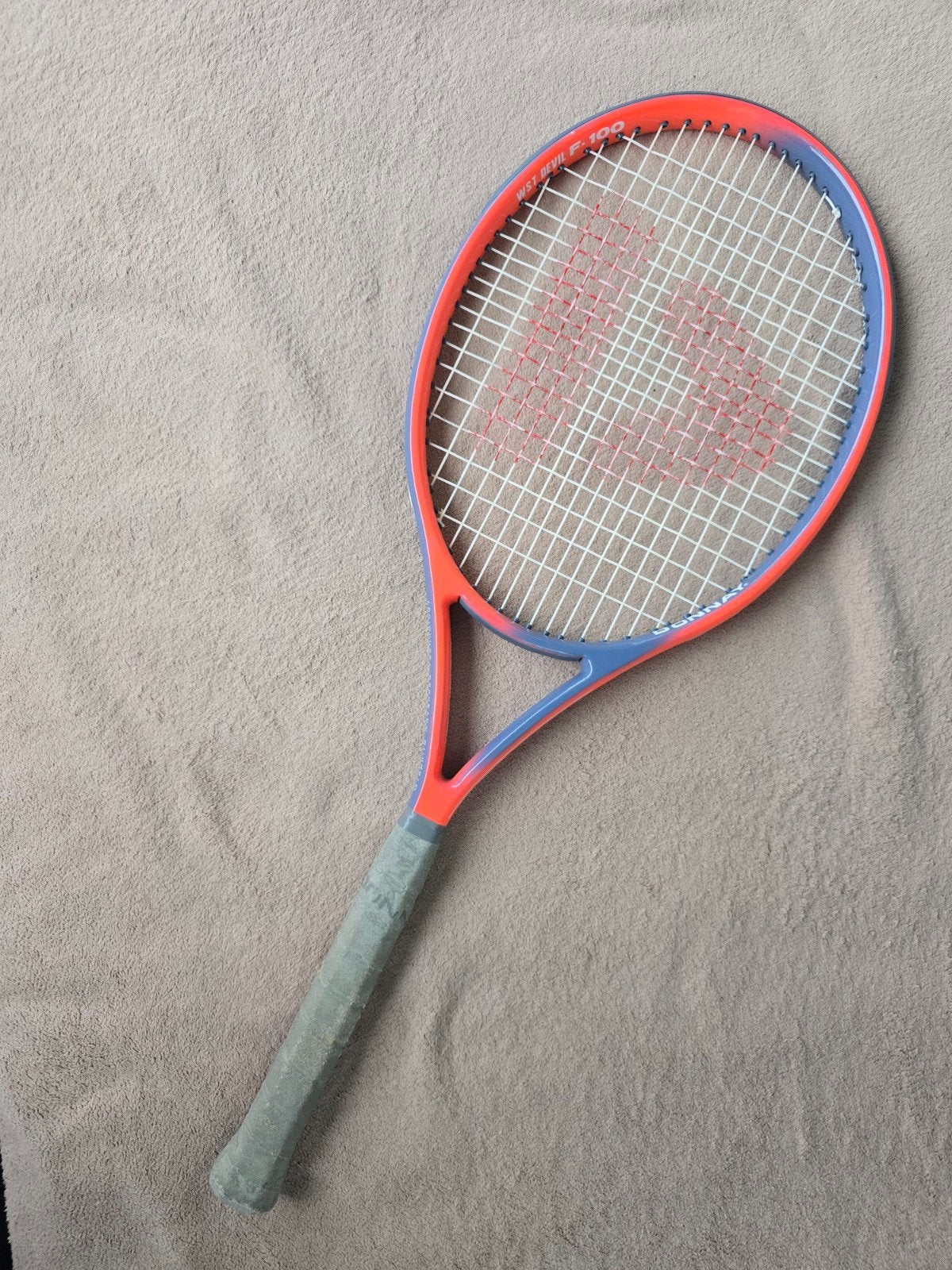 Donnay WST Devil F-100 Tennisracket met hoes, Verzenden, Gebruikt, Racket, Overige merken