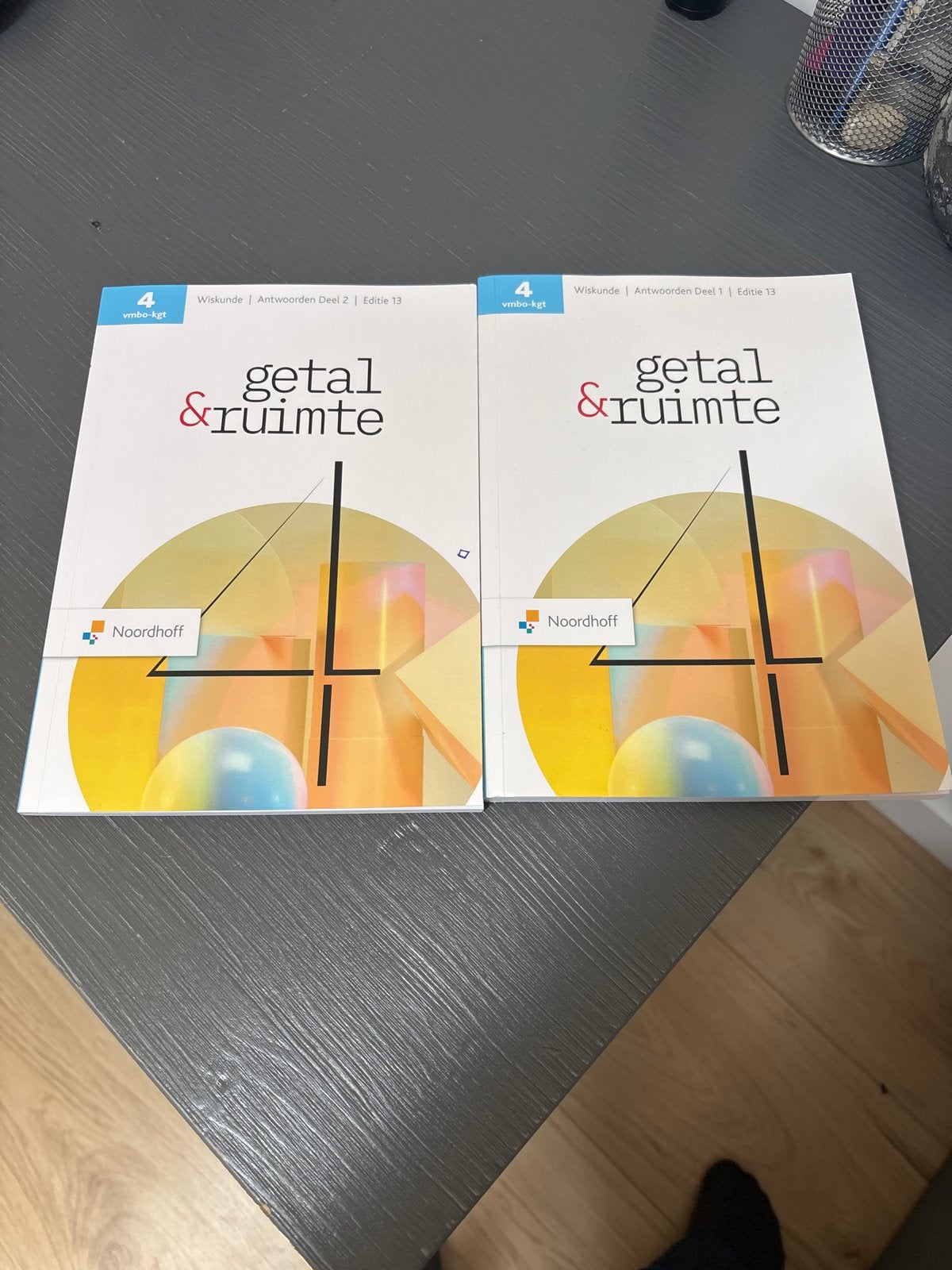 Wiskunde Getal & Ruimte Antwoorden Deel 1 & 2 VMBO-KGT, Boeken, Ophalen, Zo goed als nieuw, VMBO, Wiskunde A