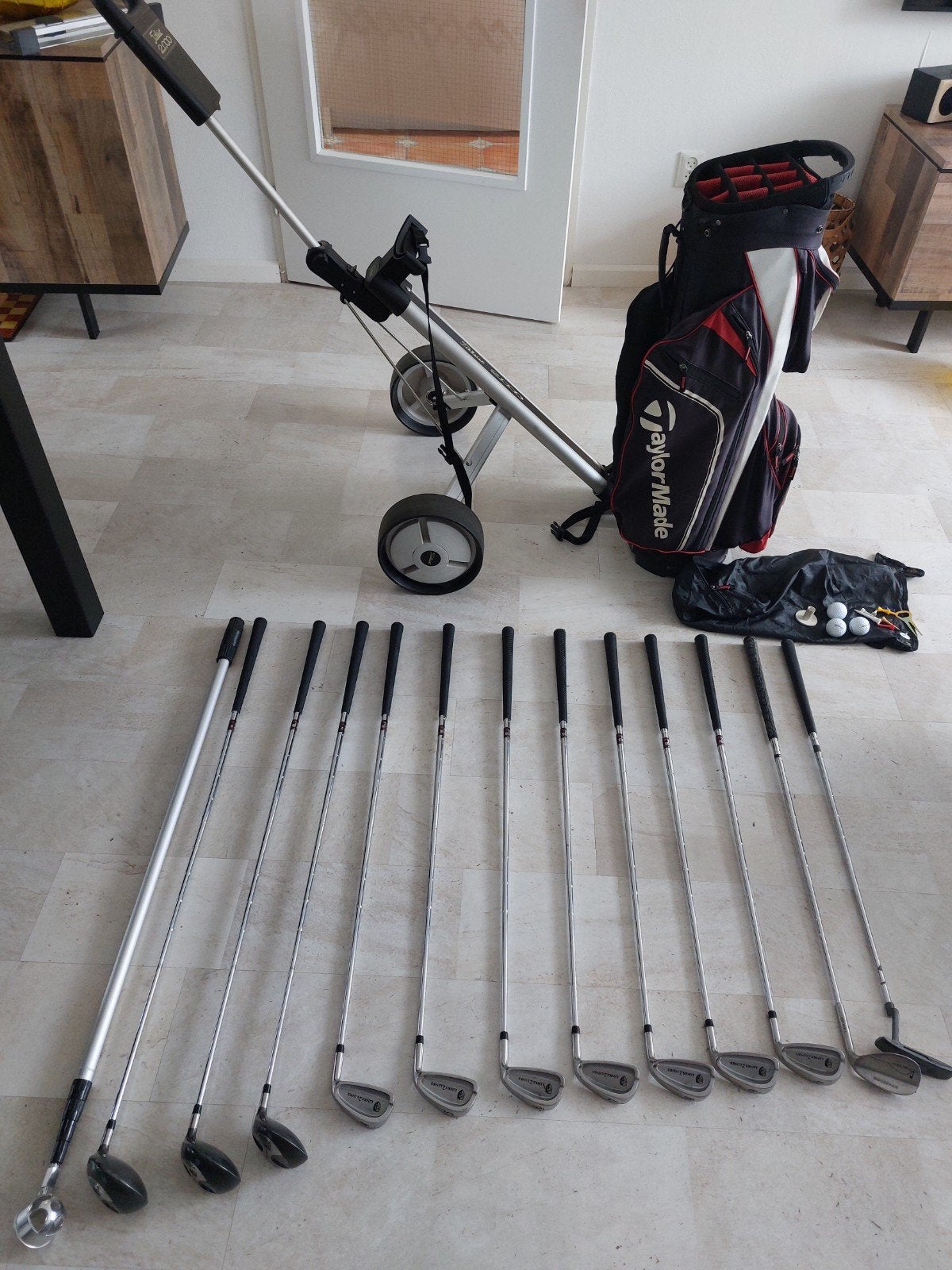 Complete golfset: Links2Links ijzers, Sport en Fitness, Golf, Ophalen of Verzenden, Gebruikt, Set, Overige merken
