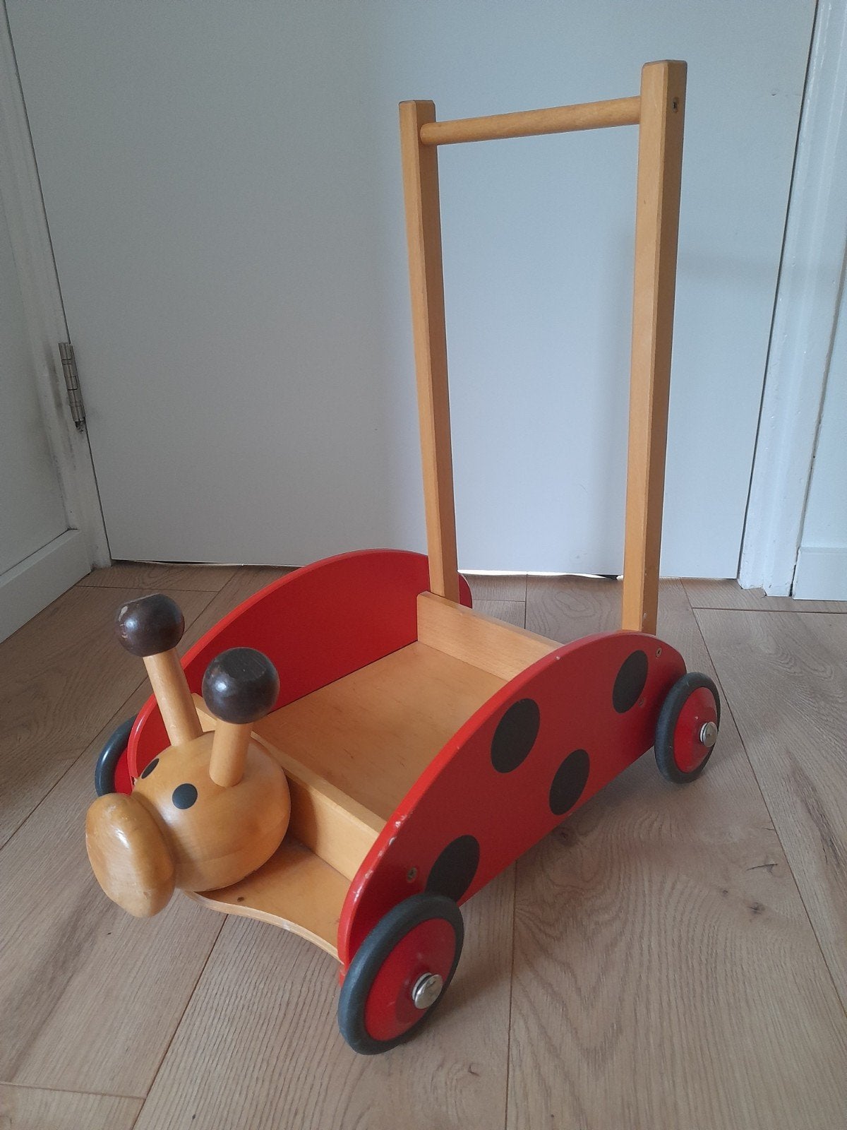 Houten loopwagentje, Ophalen, Gebruikt, Jongen of Meisje