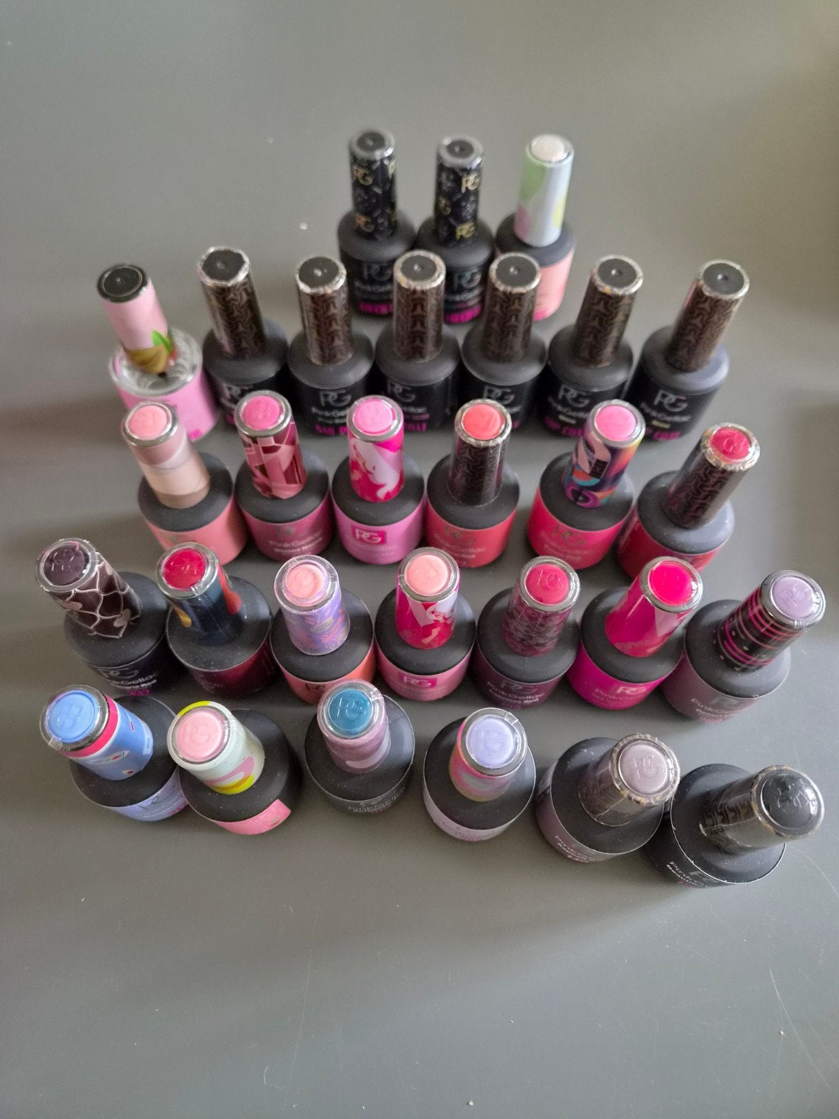 Pink Gellac Grote Set: diverse kleuren, lamp en accessoires, Ophalen of Verzenden, Zo goed als nieuw, Gehele gezicht, Verzorging