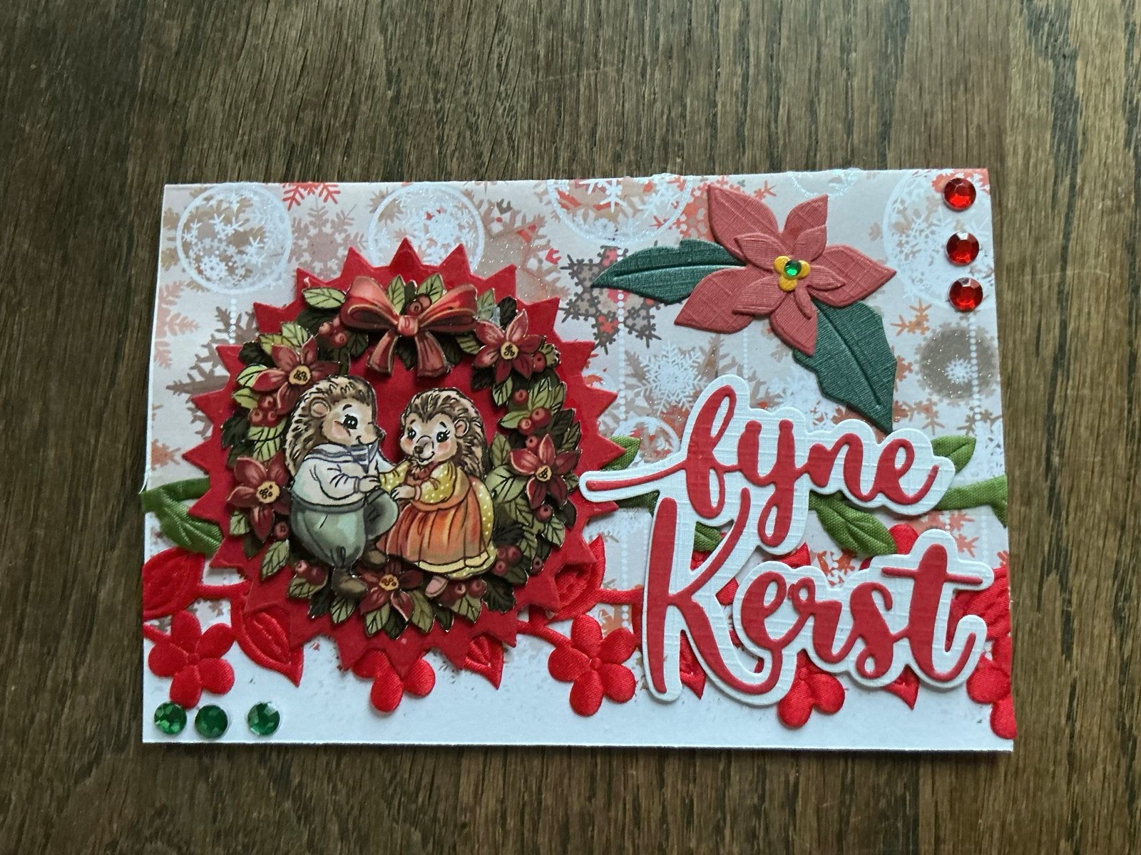 3d kerstkaart prettige feestdagen 29, Verzenden, Nieuw, Kerst