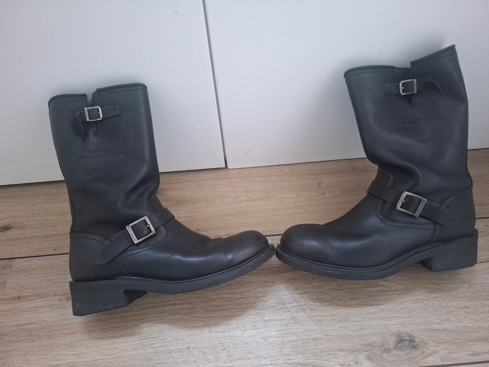 Harley-Davidson Motorlaarzen Zwart - Maat 45, Heren, Harley Davidson, Ophalen of Verzenden, Laarzen