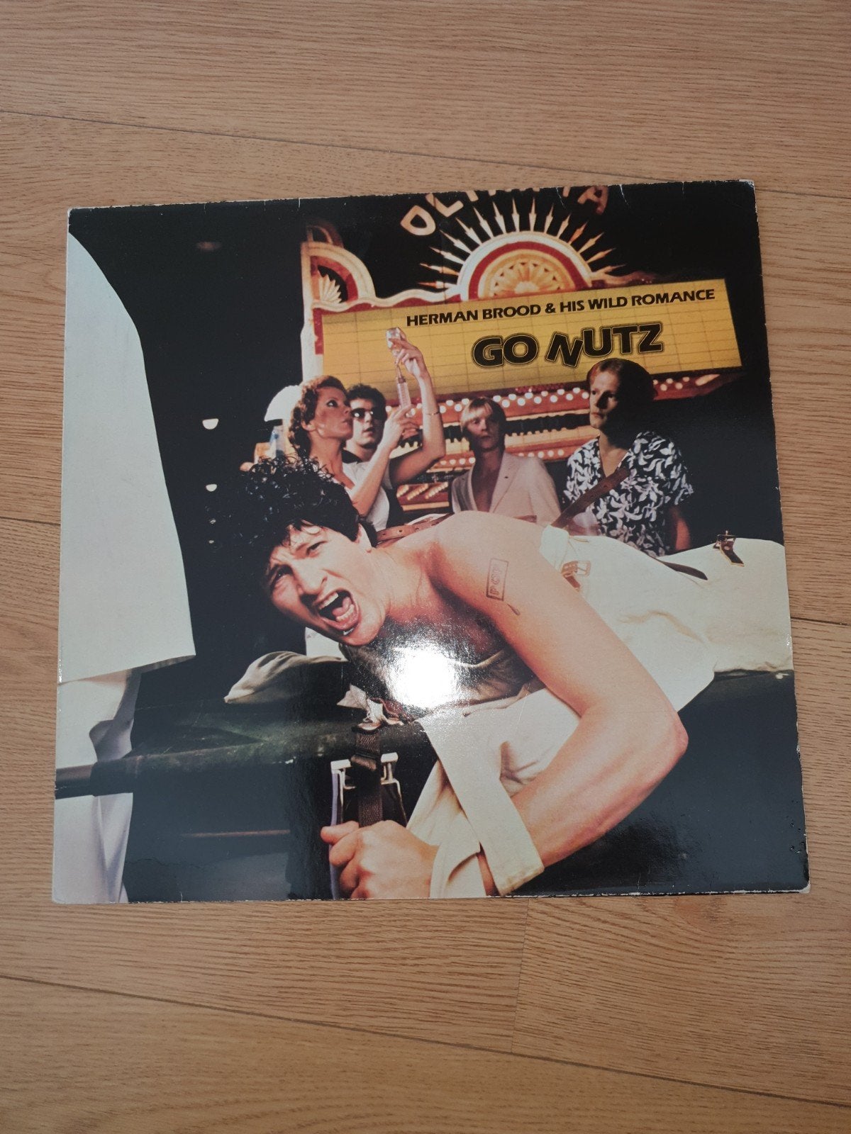 Elpee Herman Brood & his wild romance Go nutz, Ophalen of Verzenden, Gebruikt, Overige formaten, Poprock
