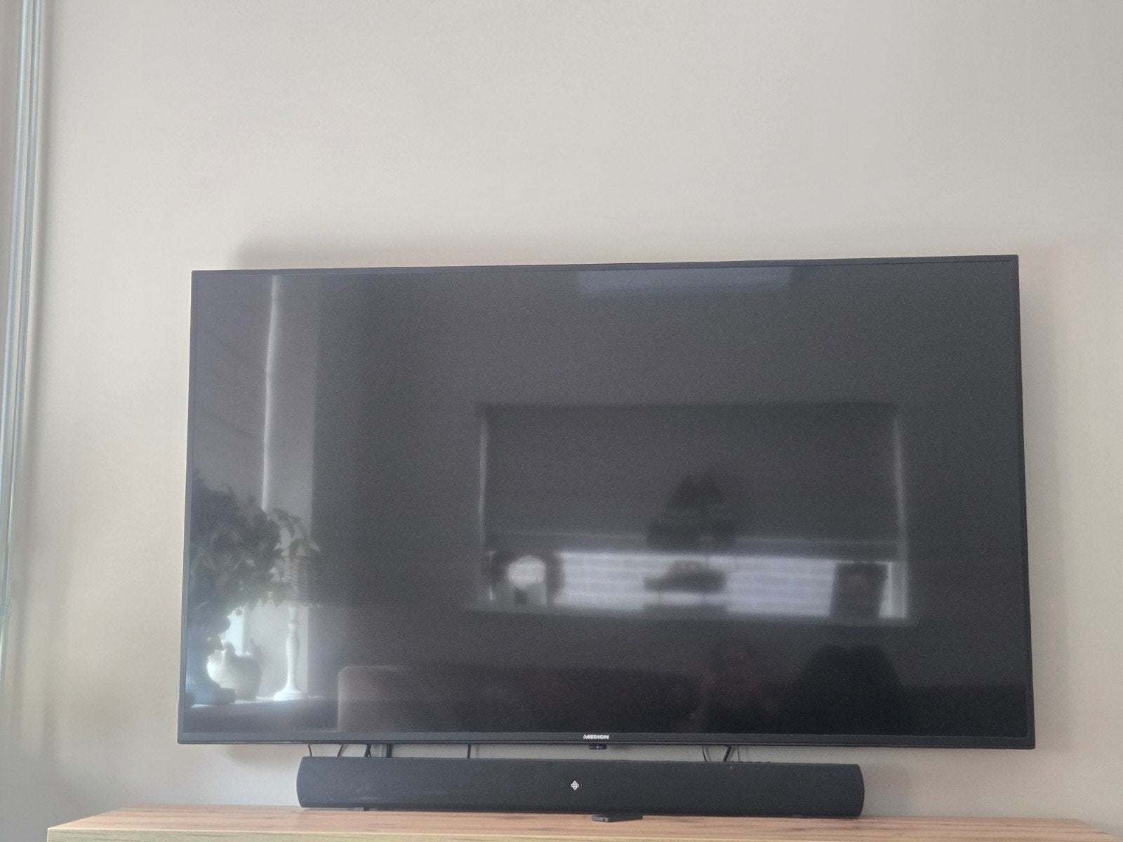 Medion Smart TV 65 inch 4K UHD - Lichte scherpte afwijking, Audio, Tv en Foto, Ophalen, 100 cm of meer, 50 Hz, Overige merken