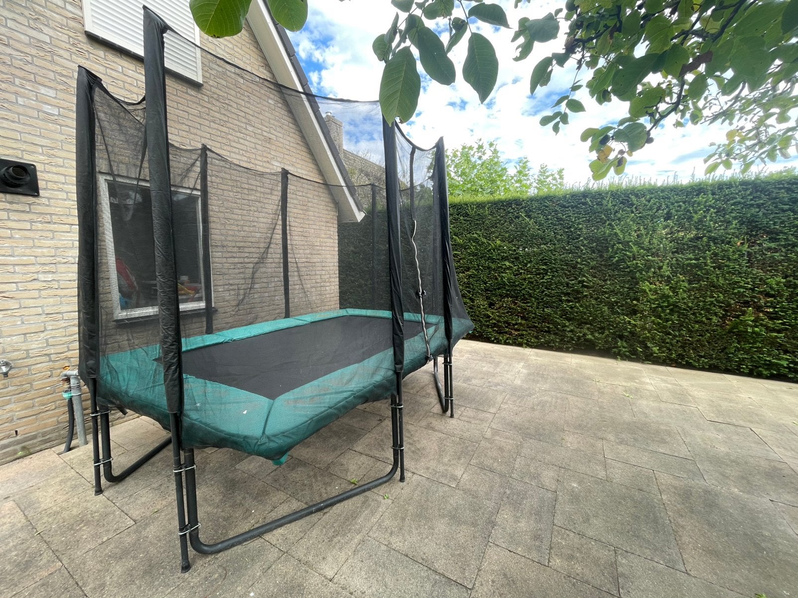 Rechthoekige trampoline 214x305 cm, Magic Circle Pro, Ophalen, Gebruikt