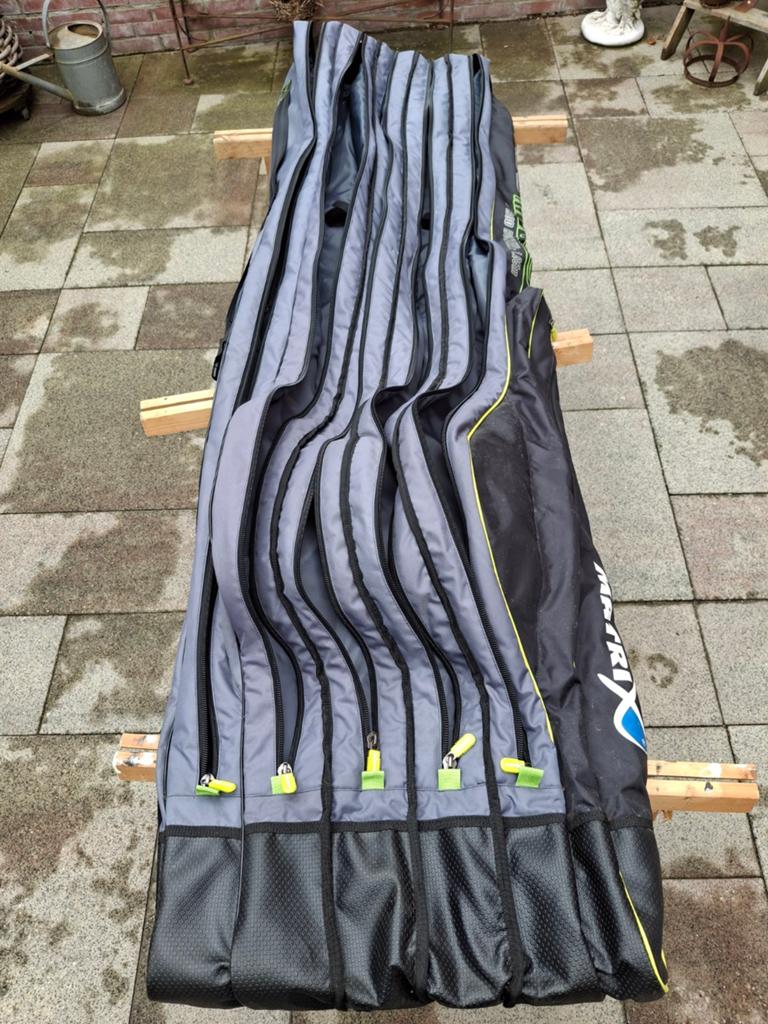 Matrix Ethos Pro Foudraal 5 Hengels - 1.85m, Watersport en Boten, Hengelsport | Algemeen, Ophalen, Zo goed als nieuw, Werphengel