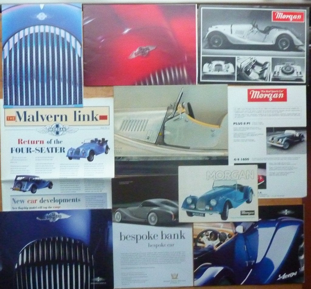 Morgan brochures 12x , Ophalen of Verzenden, Gelezen, Overige merken, Diverse auteurs