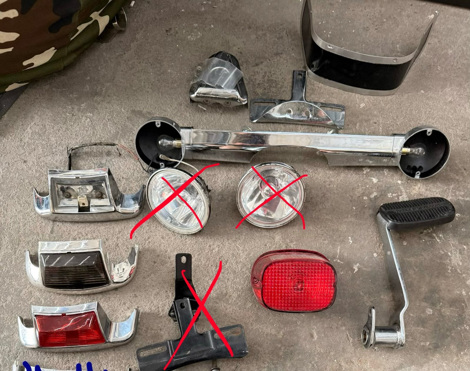 Verschillende onderdelen Heritage Softail / Fat boy, Verzenden, Gebruikt