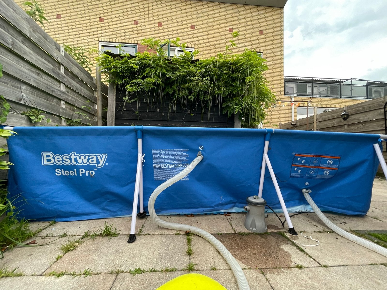 Zwembad Bestway steel pro., Ophalen