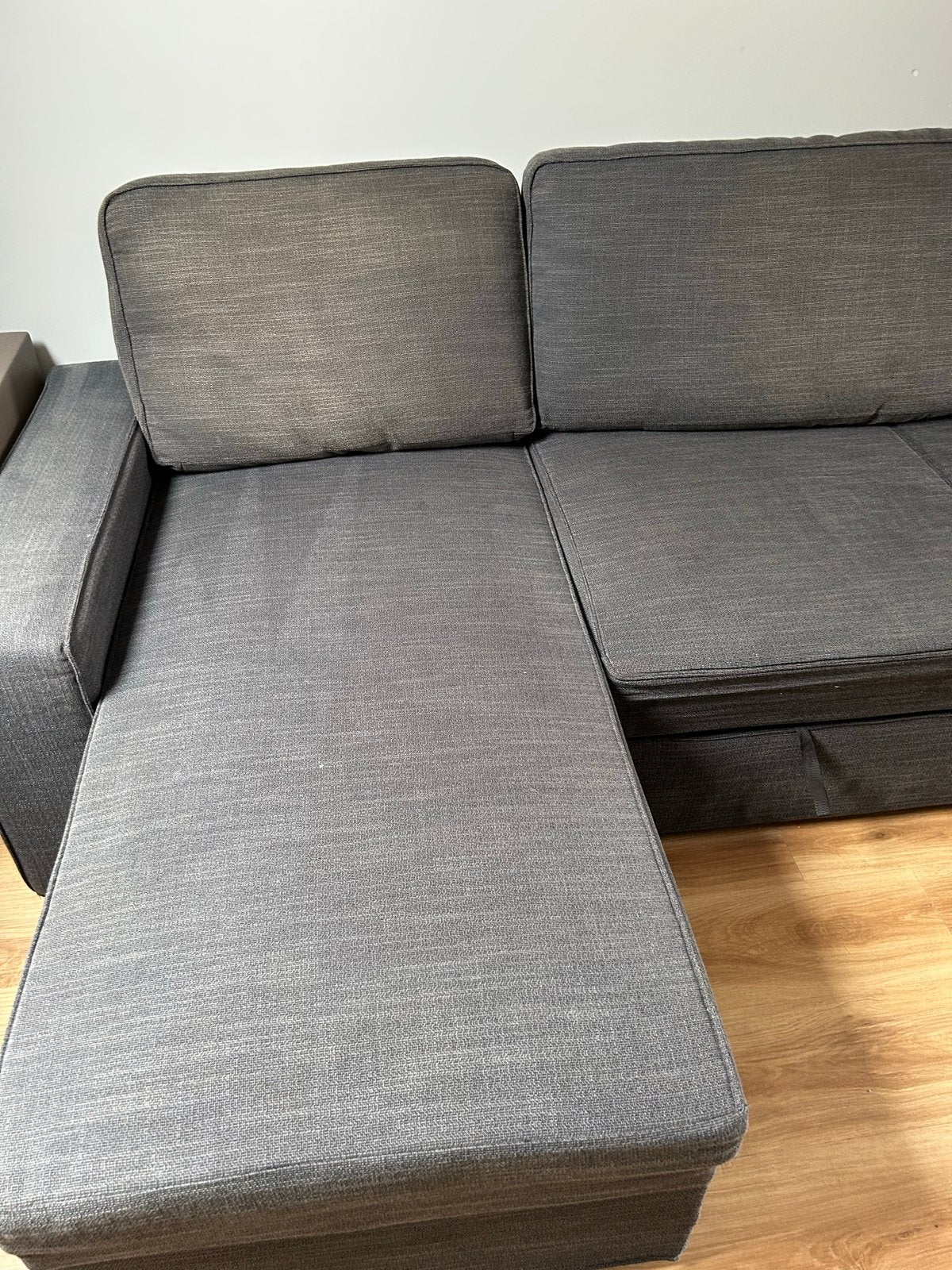 IKEA Vilasund slaapbank met opbergruimte, Huis en Inrichting, Banken | Complete zithoeken, Gebruikt, Stof, Ophalen