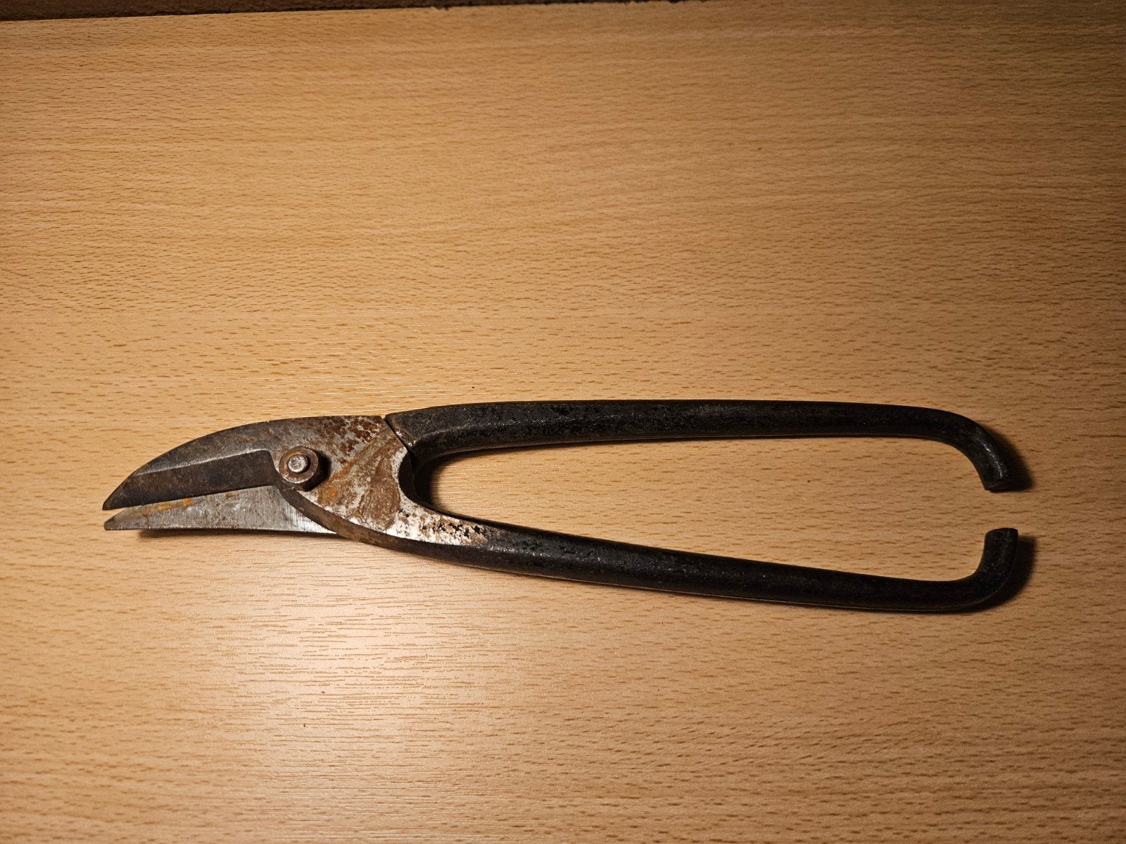 Vintage Snoerloze Snoeischaar zinkschaar platen schaar, Ophalen of Verzenden