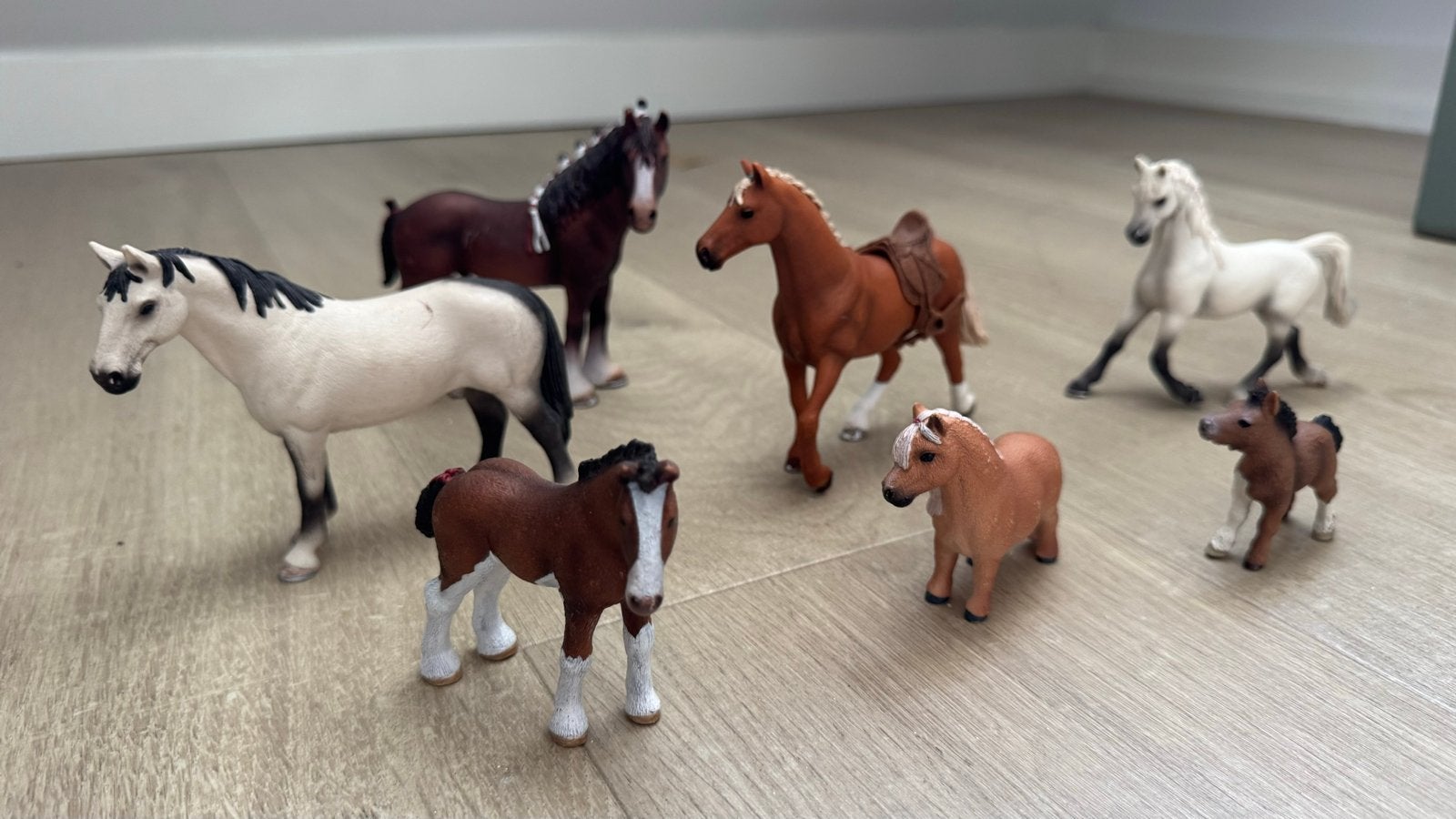 Serie Schleich speelgoed paarden - Diverse modellen, Ophalen of Verzenden, Gebruikt, Jongen of Meisje