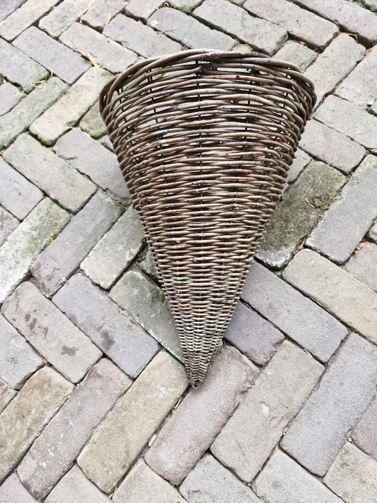 rieten mand wanddecoratie, Ophalen, Overige materialen, Gebruikt, Rond