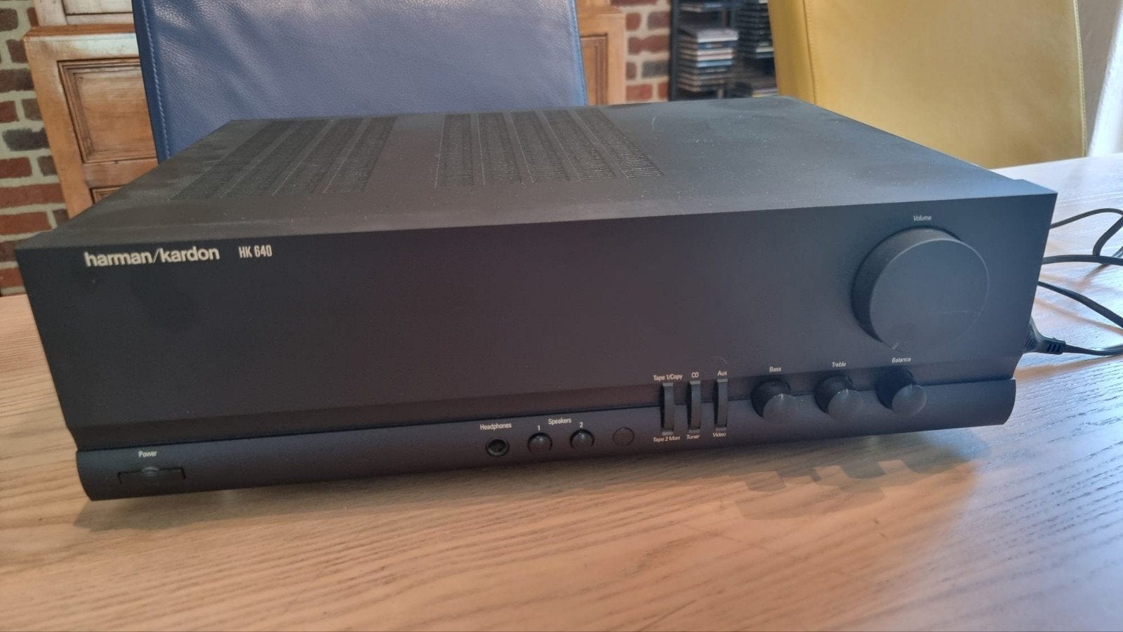 Harman Kardon HK640 stereo versterker, Ophalen