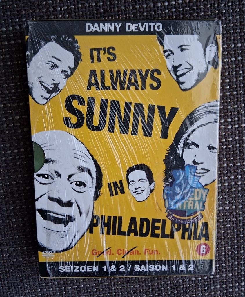 It's Always Sunny in Philadelphia Seizoen 1 & 2 DVD, Ophalen of Verzenden, Zo goed als nieuw, Komedie, Boxset