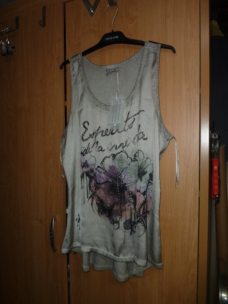 Geisha leuke top Nieuw met labels maat 46, Maat 46/48 (XL) of groter, Nieuw, Korte mouw, Meerkleurig