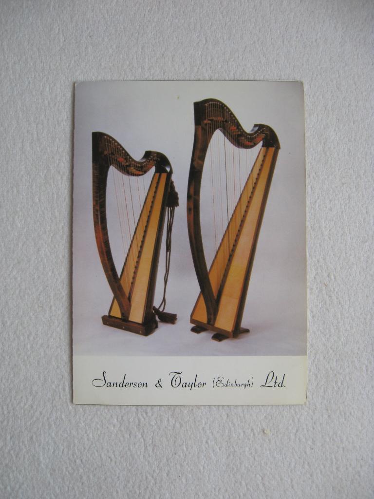 Sanderson & Taylor Ltd. folders over 3 soorten HARPEN, Ophalen of Verzenden, Zo goed als nieuw, Diverse, Folder