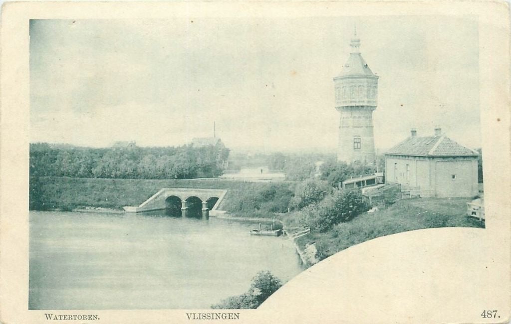 701-014-053 Vlissingen Watertoren, Verzenden, Voor 1920, Zeeland