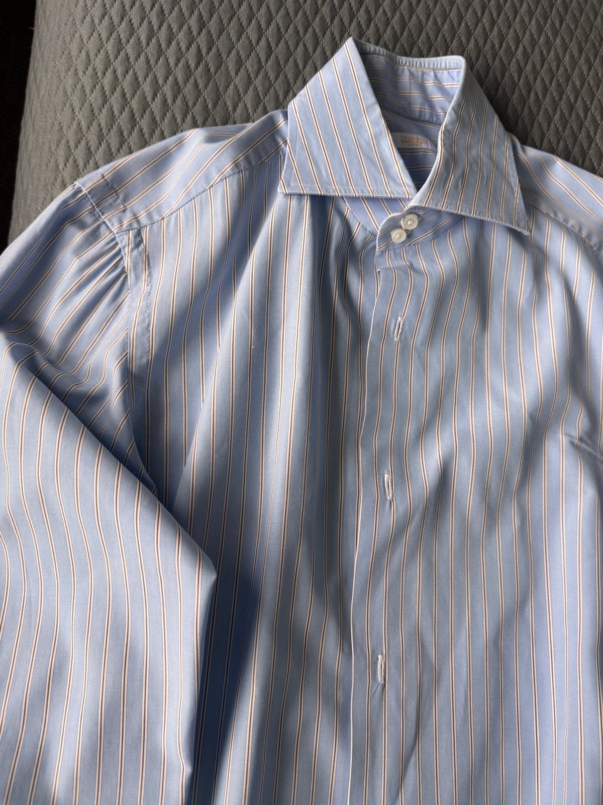Barba Napoli 5x , Finamore 1x, maat 38, combideal, Kleding | Heren, Overhemden, Ophalen of Verzenden, Zo goed als nieuw