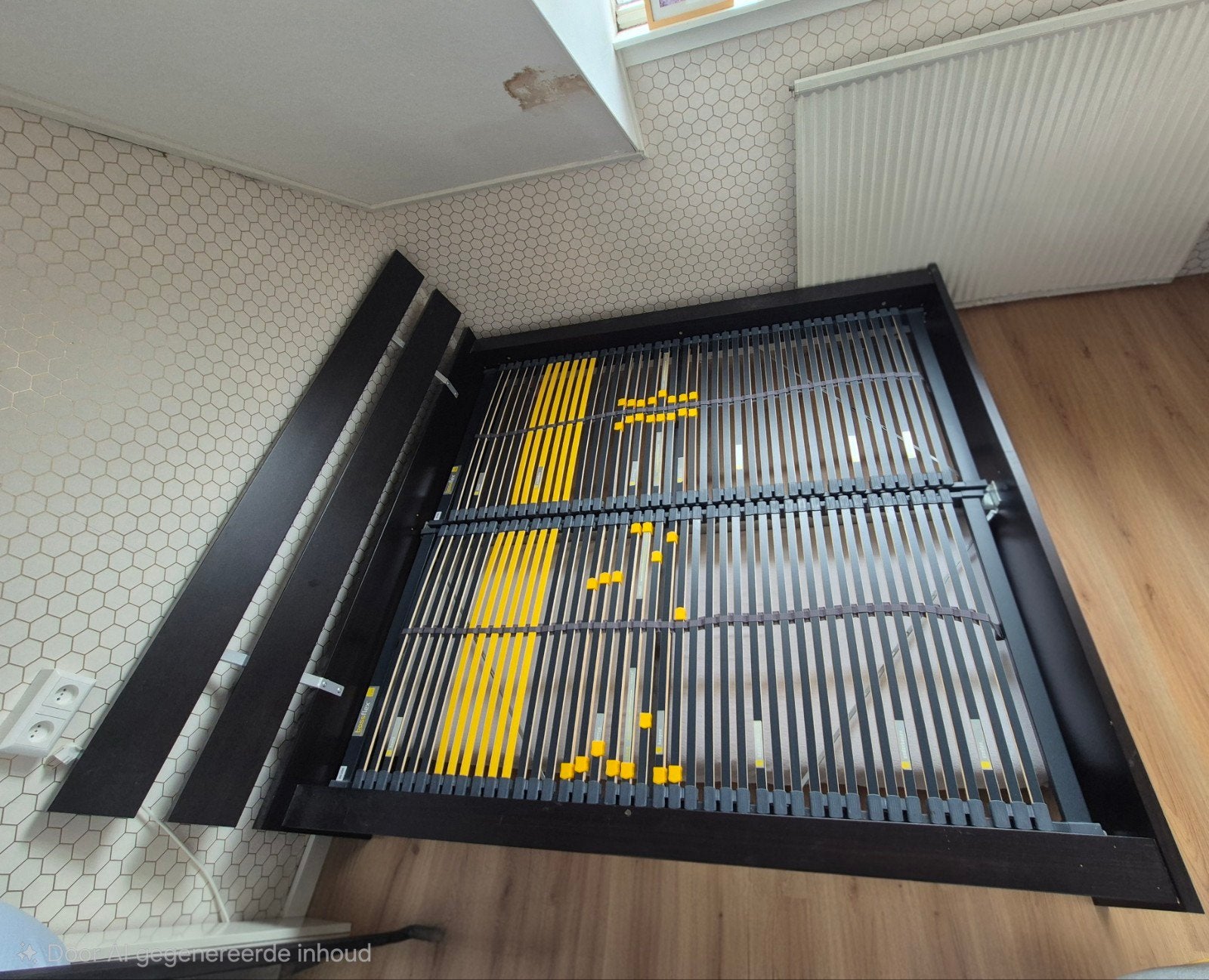 bedframe ikea en 2x Lattenbodem Bossflex 600 90x200, Ophalen