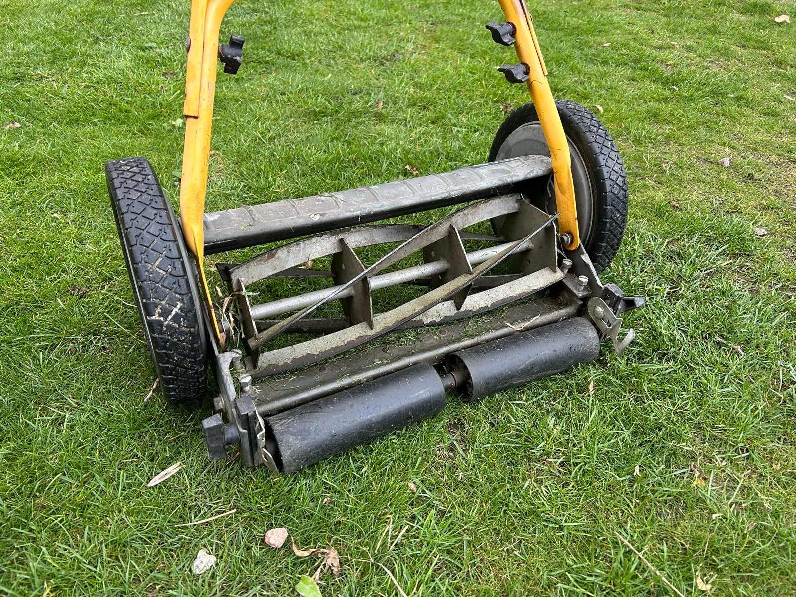 Stiga SCM 240 R Handgrasmaaier, Tuin en Terras, Grasmaaiers, Ophalen, Gebruikt, Handgrasmaaier, Opvangbak
