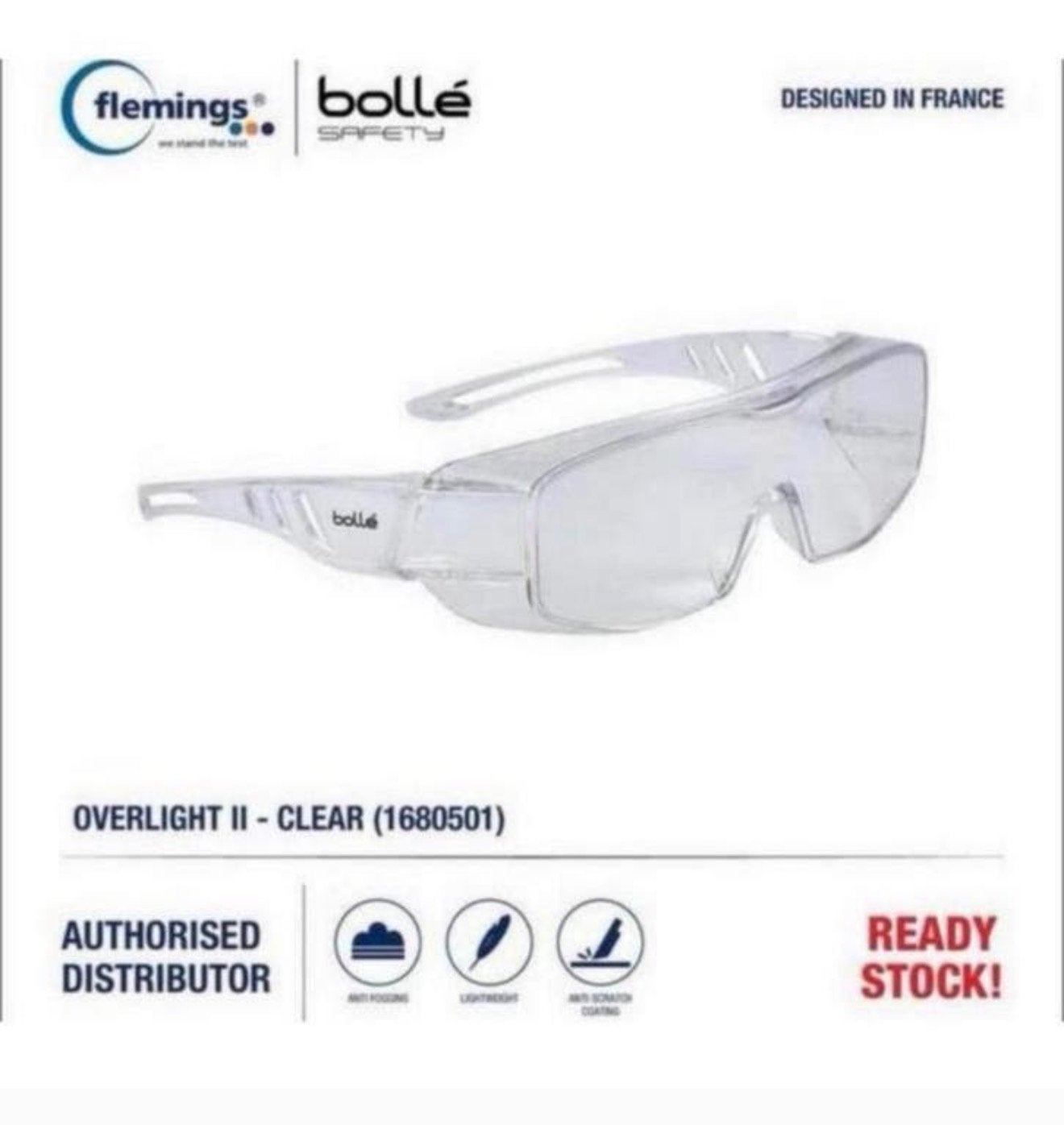 Bolle Overlight II - doos met 7 veiligheidsbril veiligheid, Nieuw, Ophalen of Verzenden, H, H