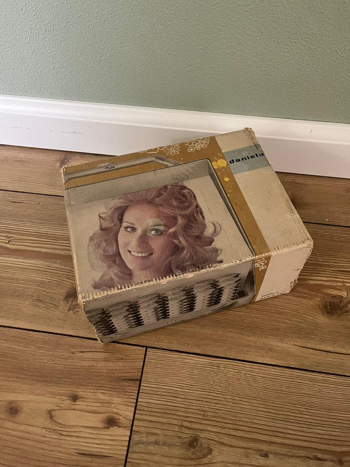Vintage antieke krulset daniela uit italie in orginele doos, Ophalen of Verzenden