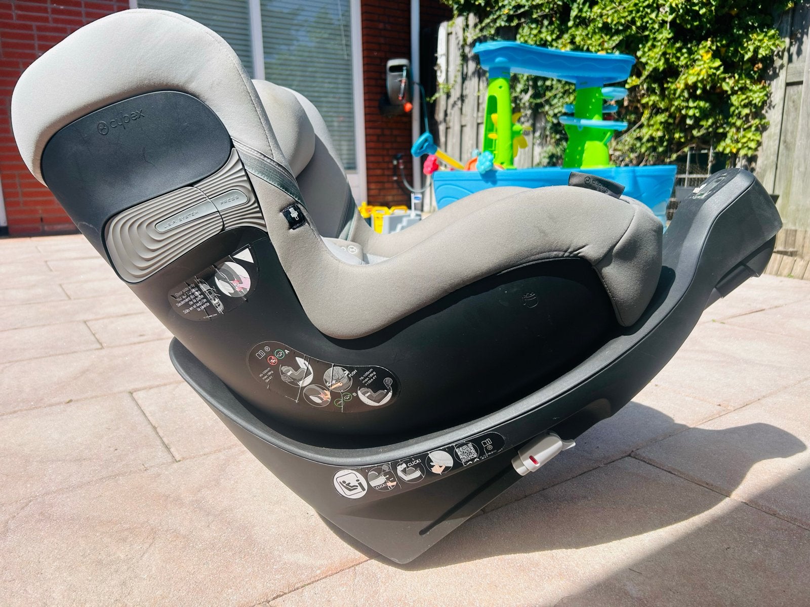 Cybex Sirona S i-Size autostoel - Grijs, Overige merken, Gebruikt, 0 t/m 18 kg, Verstelbare rugleuning