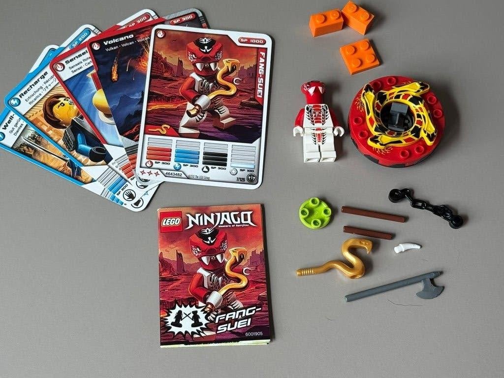 Lego - 9567 - Ninjago Spinners - Fang-Suei, Lego, Zo goed als nieuw, Inclusief minifiguren, Ophalen of Verzenden