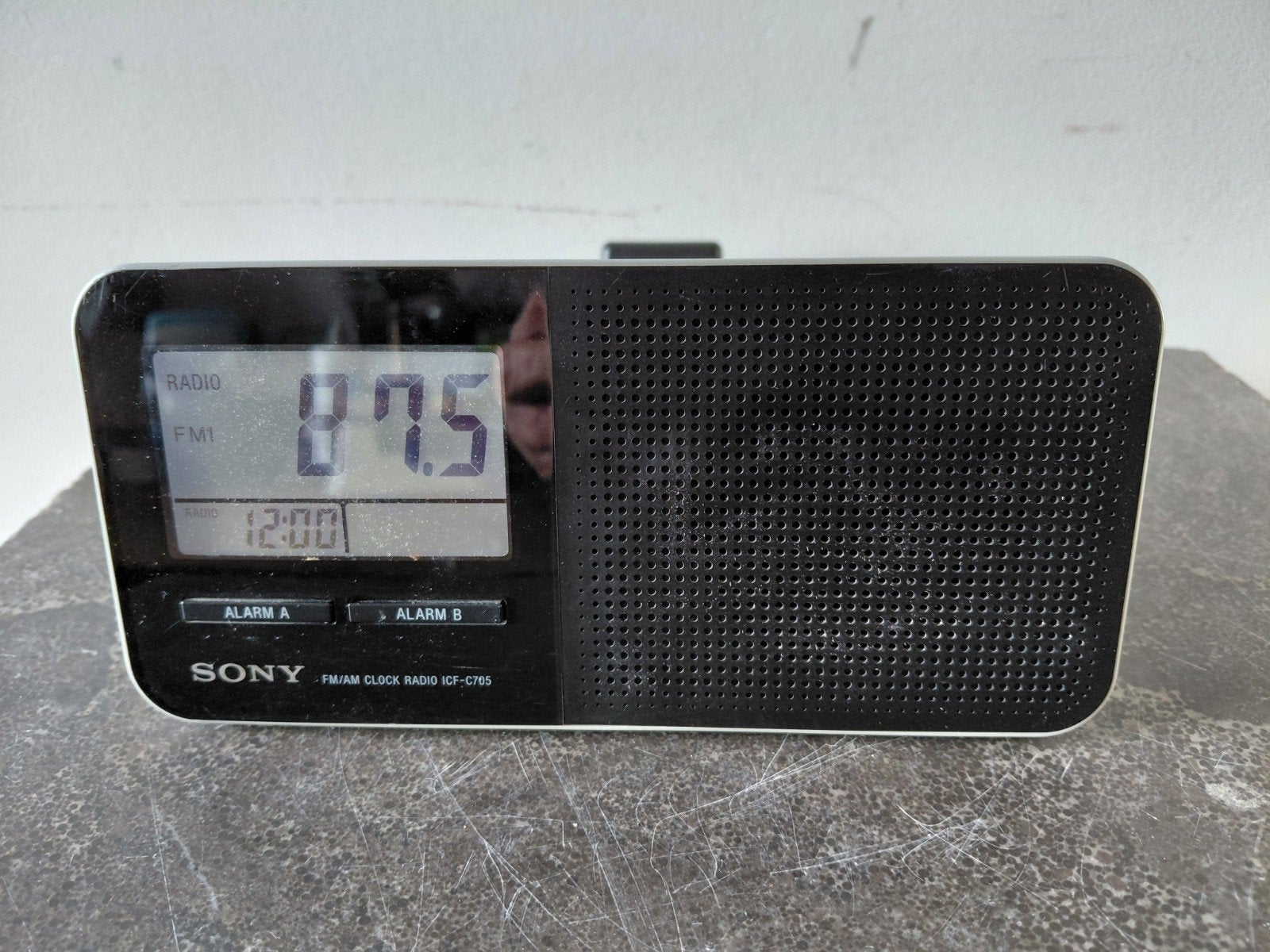 Sony ICF-C705 FM/AM Wekkerradio - Dream Machine, Ophalen of Verzenden, Gebruikt, Radio