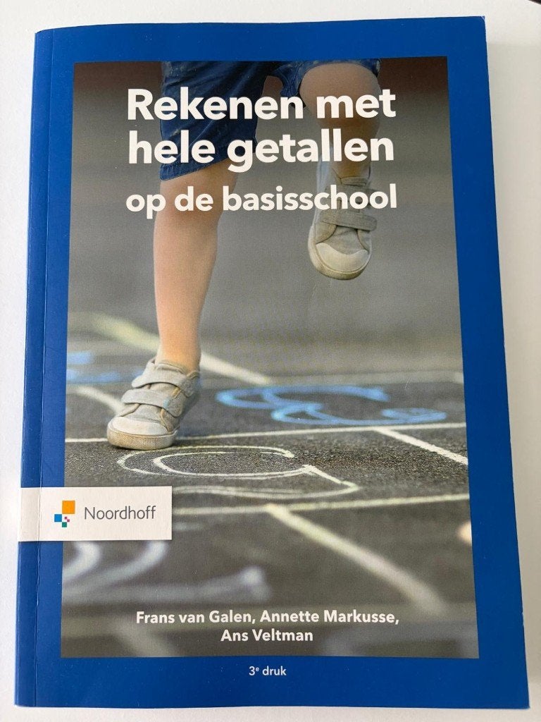 Rekenen met hele getallen op de basisschool, Boeken, Zo goed als nieuw, Noordhoff Uitgevers, Beta, HBO