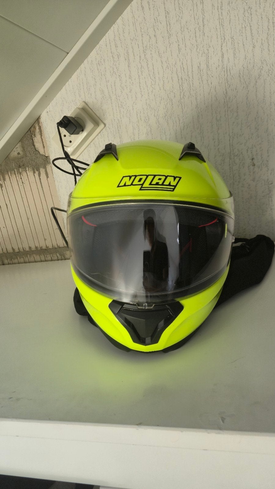 Nolan motorhelm (L) met N-Com Bluetooth systeem - Z.G.A.N., Motoren, Kleding | Motorhelmen, Ophalen