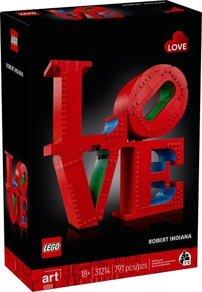 Lego Art set 31214 LOVE, Overige thema's, Lego, Nieuw, Ophalen of Verzenden