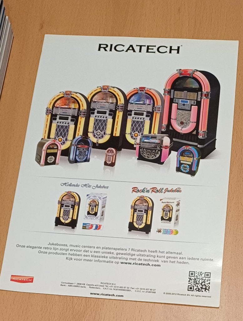 Ricatech (Jukebox), Verzamelen, Ophalen of Verzenden, Nieuw, 1970 tot heden, Overige merken